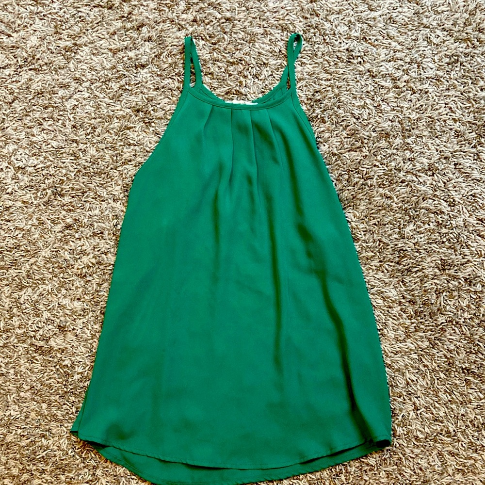 Green blouse